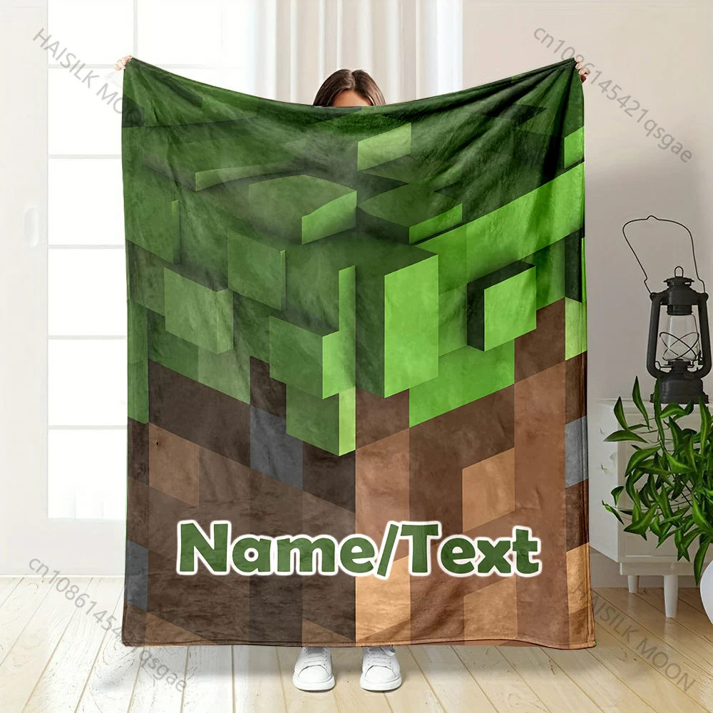 

Персонализированное одеяло с пиксельным принтом YUQIDEHOME