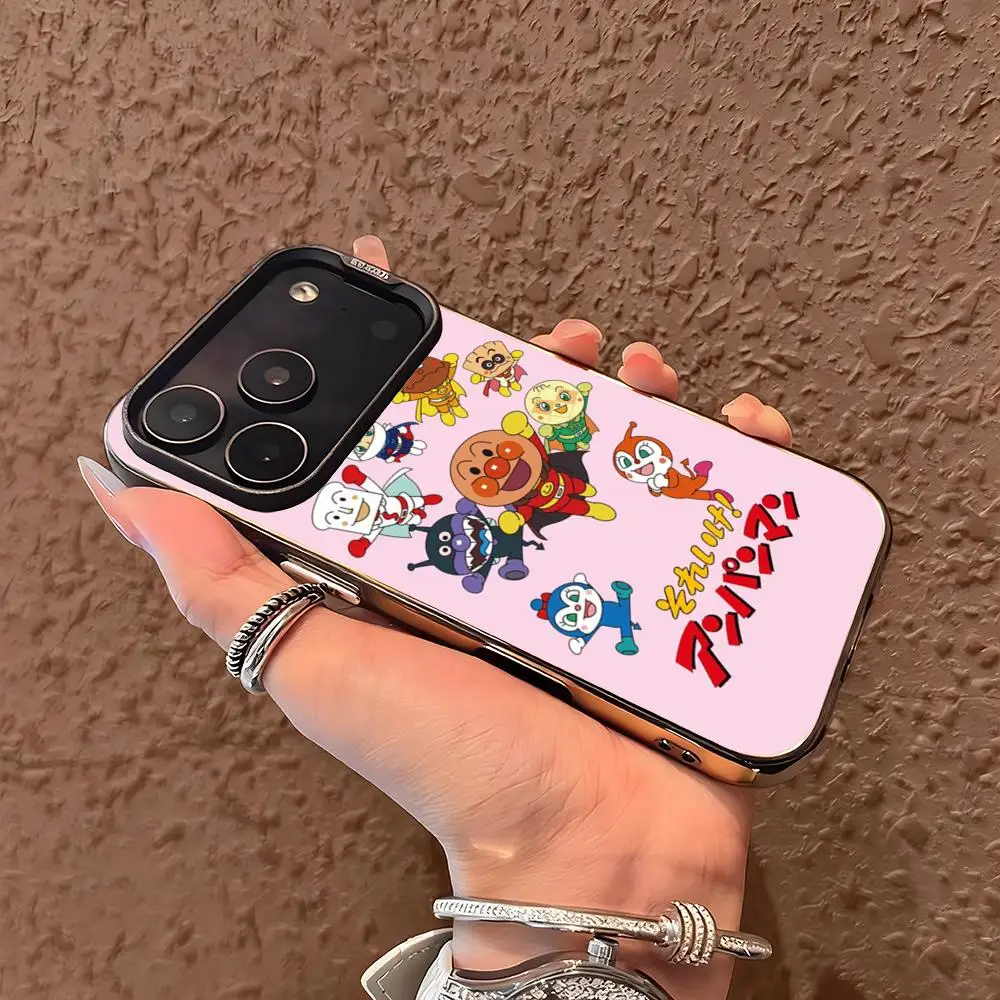 Фото Чехол для телефона Anime CUTE A-AnpaNmans, серебристый, для iPhone 17, 16, 15, 14, 13, 12, 11 Pro Max Plus №3