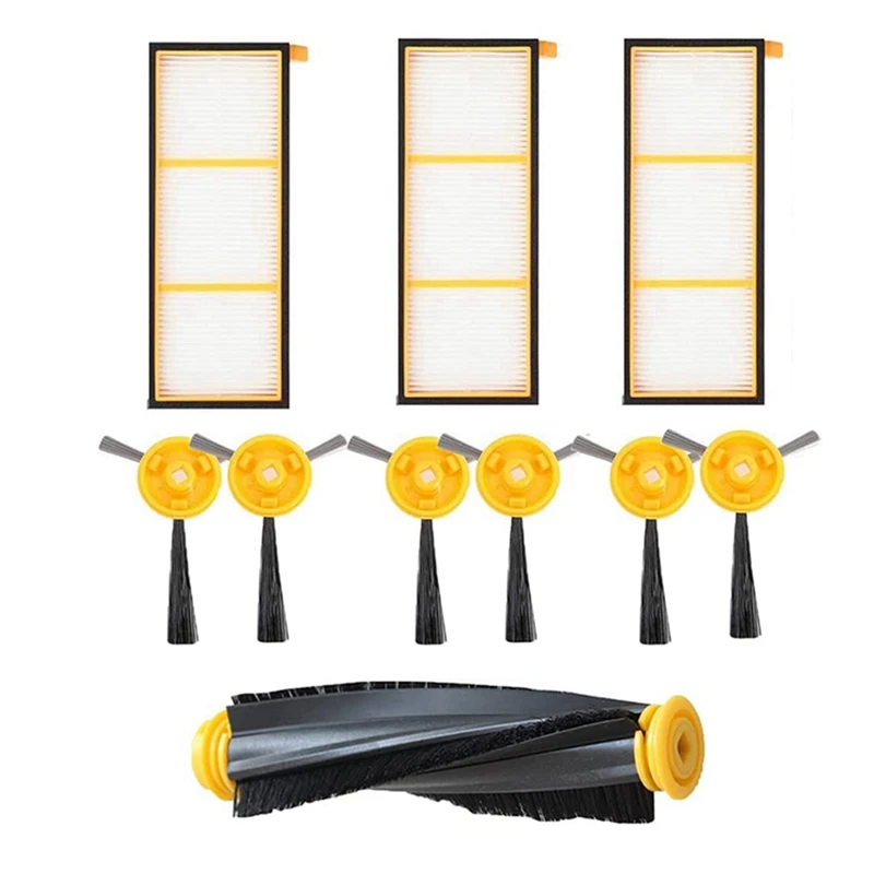 

Replacement Parts Roller Brush Side Brush HEPA Filter For Shark ION RV700 RV750 Robot Vacuum Cleaner Accessories