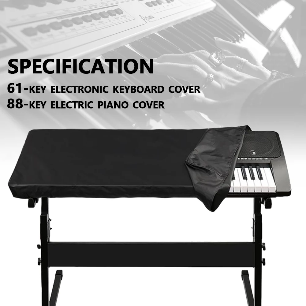 Electronic Piano Covers Waterproof Dustproof Electronic Digital Piano Keyboard Cover Foldable 61/88 Key Keyboard Storage Bag