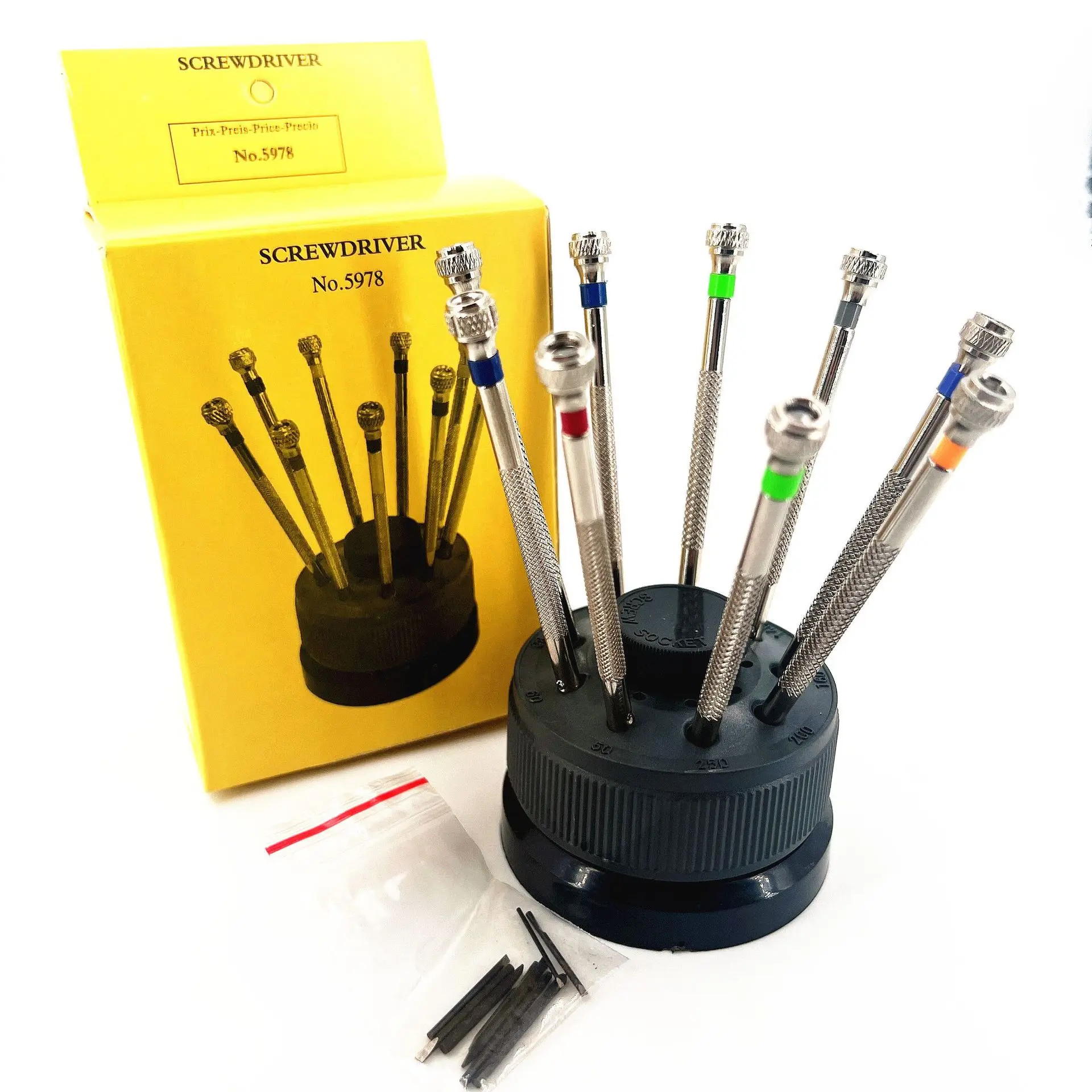 Screwdriver set combination clock watch cell phone glasses screwdriver set multi-size screwdriver set
