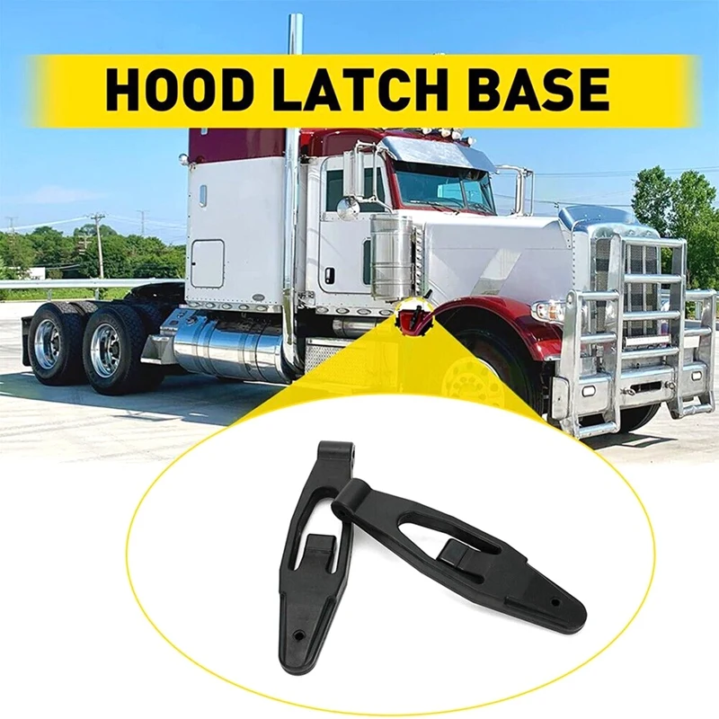 1 пара основа защелки бленды Φ 23-13857 черная резина для Kenworth T300 T600 T800 W900 пителлта 357