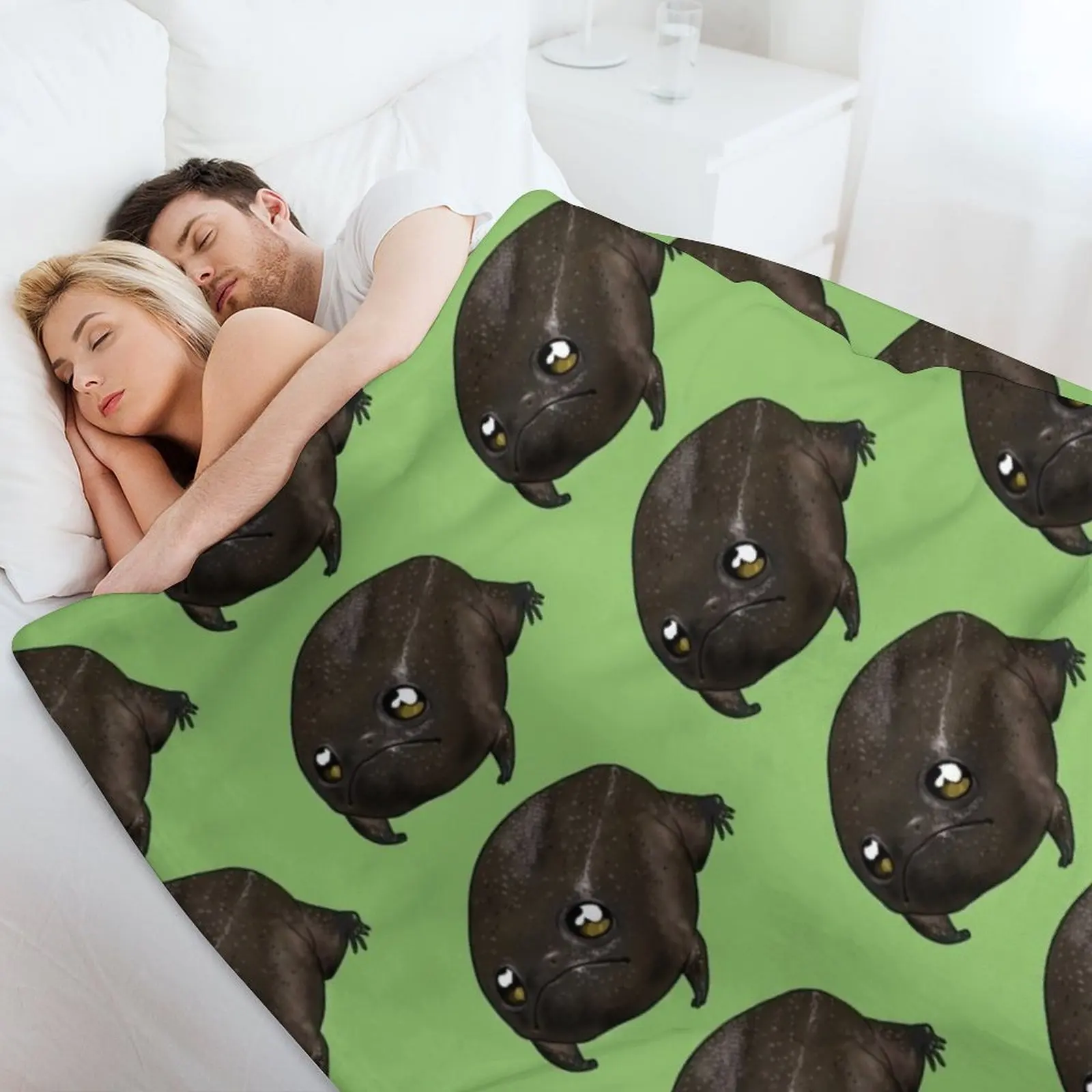 Черная дождевая лягушка (Breviceps fuscus) Декоративное детское многоцелевое теплое