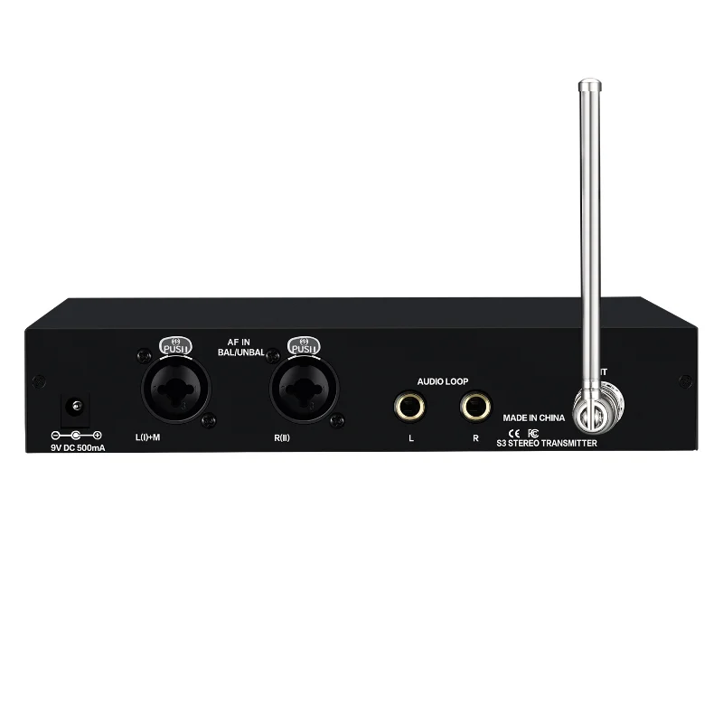 

518-554MHz Wireless Earbud Monitor System 90dB In-Ear Monitor System Ear Return System for Band Singers