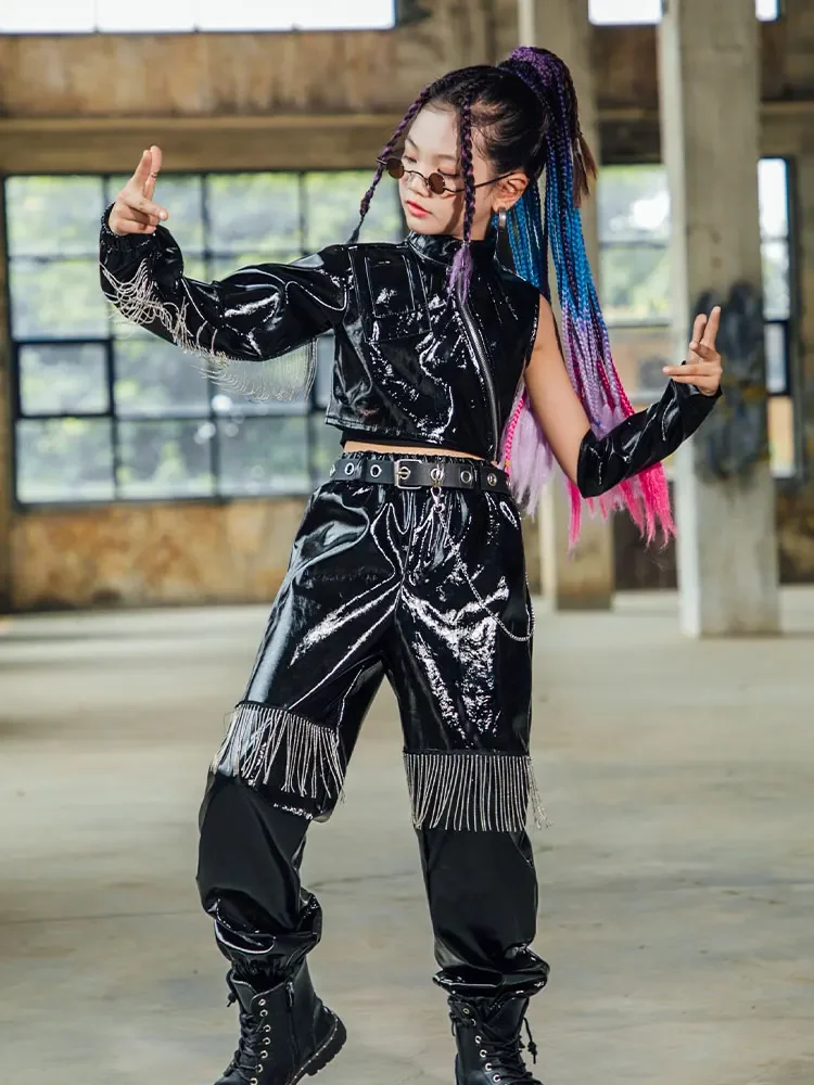 Танцевальная детская одежда подиумная для выступлений K-pop сценические наряды