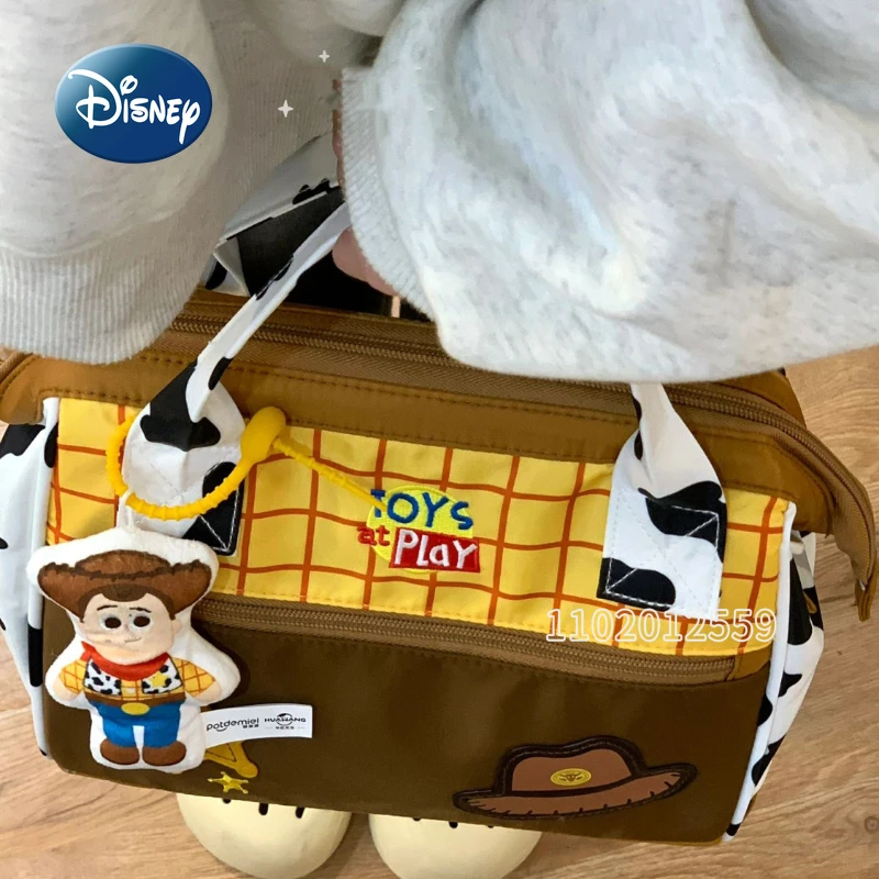 Disney Toy Story New Women's Handbag Cartoon Cute Luxury Girls' One Shoulder Oblique Bag Large Capacity Girls' Bag High Quality