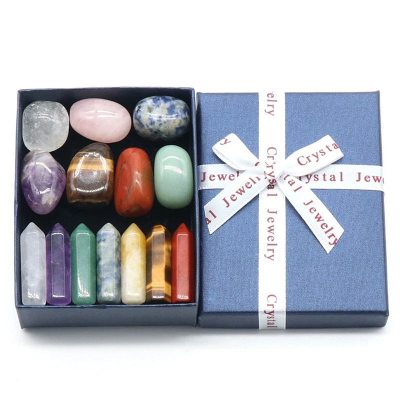

Natural Stone Gemstones Chakras Healing Quartz Mineral Ornament Home Craft