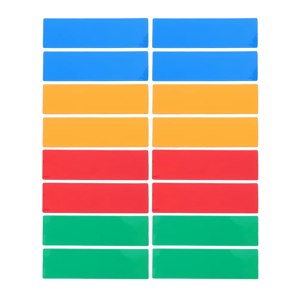 

Dry Labels Erase Label Tags Name Strip Plates Magnets Colorful Magnet Erasable Board Whiteboardsflexible Reusable Wipe Paper