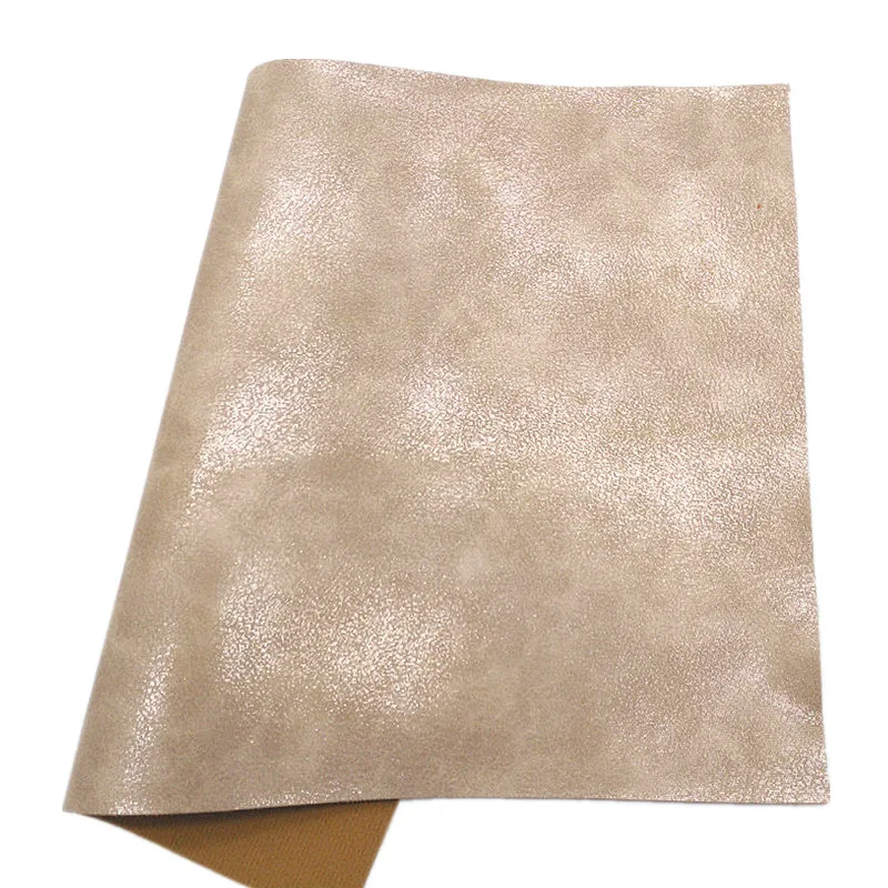 Толстая блестящая кожа металлические цветы искусственная винил войлок подложка