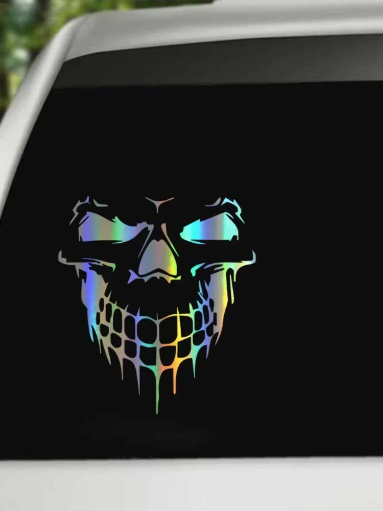 Автомобильная наклейка череп 3D на автомобиль забавные наклейки и виниловые