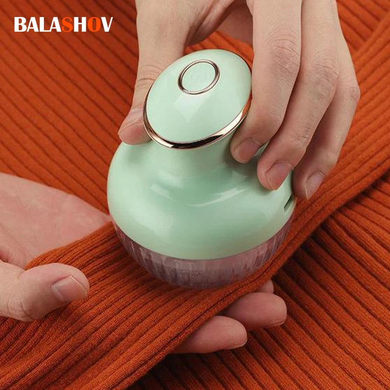 

USB Charging Lint Remover Working Efficient Cleaning Hair Balls Trimmers Pellet Cut Machine Six Blades Mini Spools Removals
