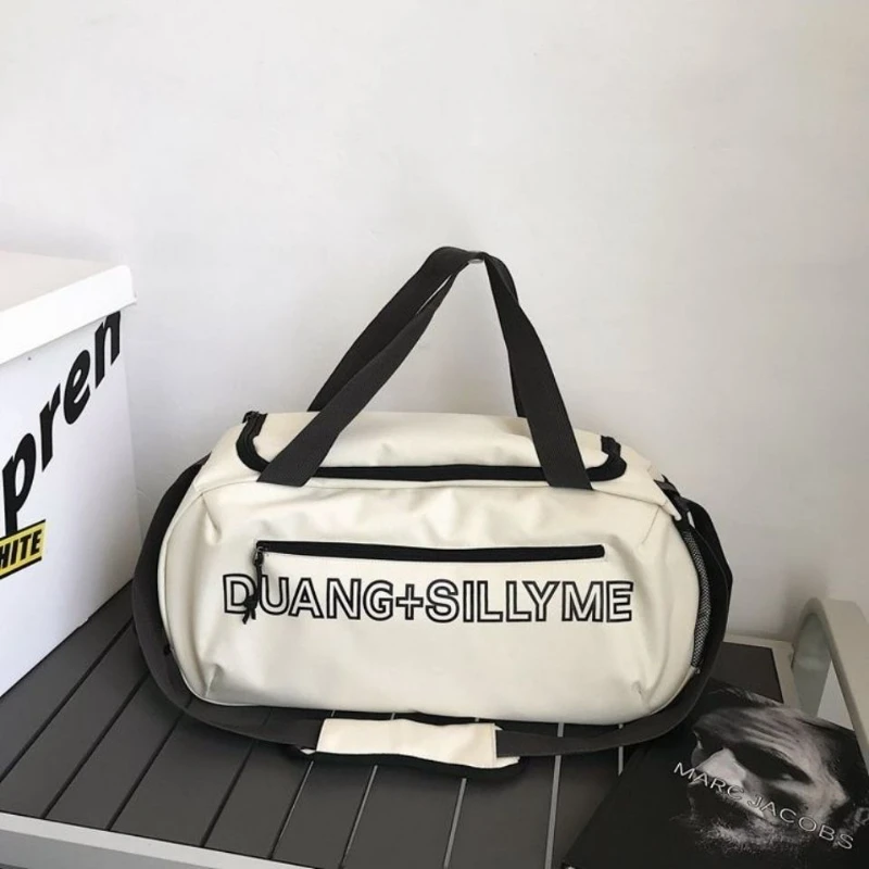 Travel Bag Luggage Handbag Ladies Shoulder Bag Waterproof Nylon Large Capacity Lightweight Crossbody Bag Men Sports Gym Bag