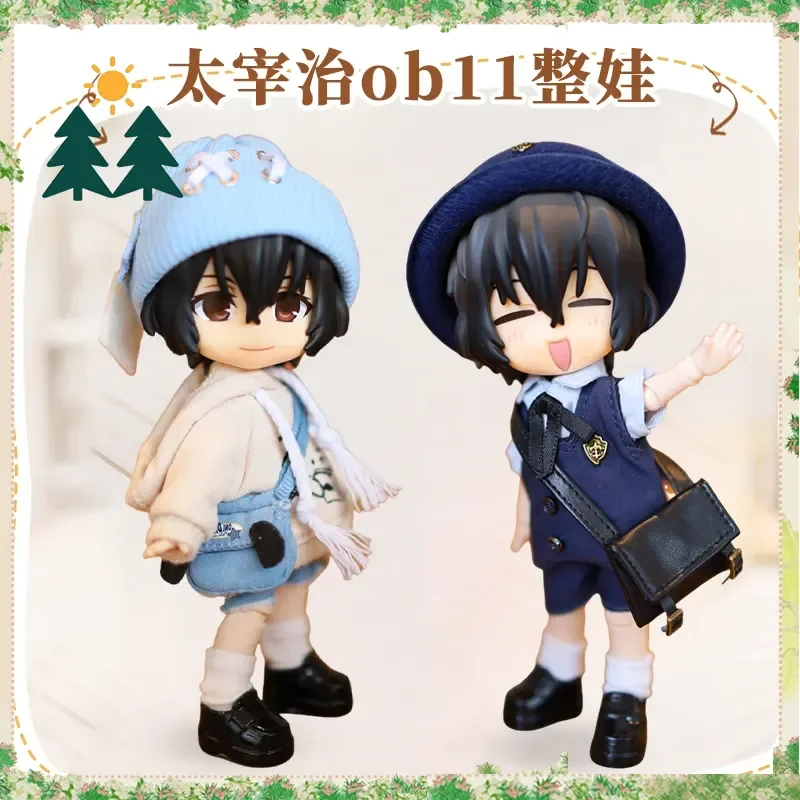 Фото Оригинальная фигурка Good Smile Company Bungo Stray Dogs Осаму Дазай OB11 BJD, милая миниатюрная забавная настольная фигурка, коллекционная игрушка, подарок для девочек и мальчиков №1