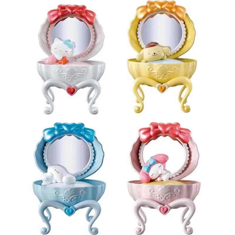 

Hello Kitty Figures Sanrio Cinnamoroll Shell Dresser Action Figures My Melody Pom Pom Purin Kawaii Sanrio Gifts Cute Model Toys