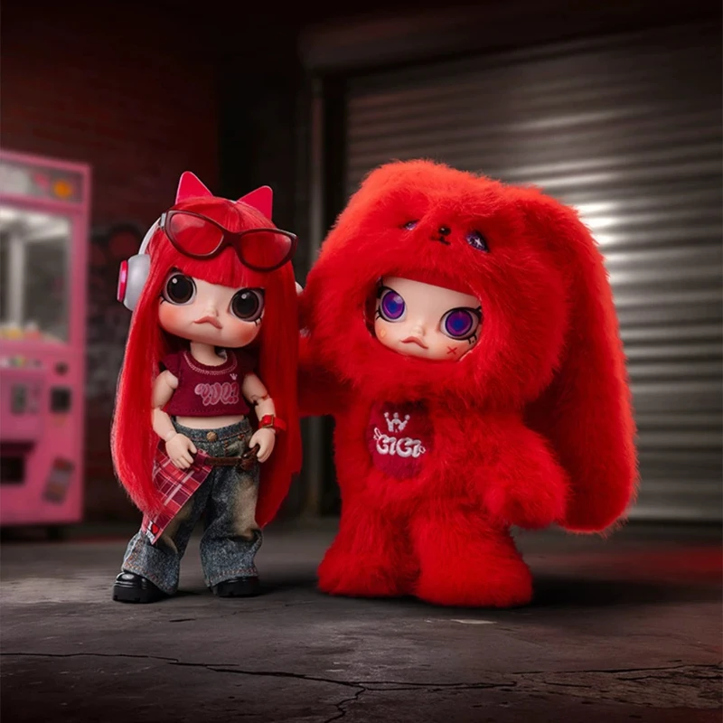 Фото Оригинальная коллекционная фигурка POP MART MOLLY × YUQI Series 1/8, подвижная кукла-игрушка, сюрприз-бокс, подарок для девочек №5