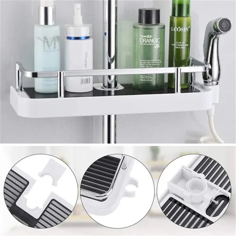 Регулируемая стойка для душа в ванную комнату органайзер душевой лейки