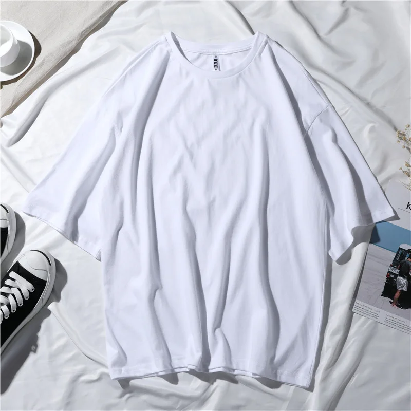

2022 Round neck short sleeve solid color t-shirt