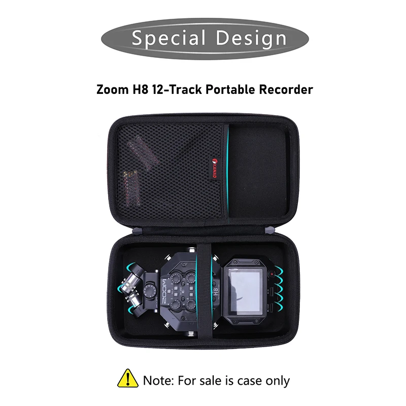 XANAD EVA Hard Case for Zoom H8 Audio Recorder device Protective Carrying Storage Bag