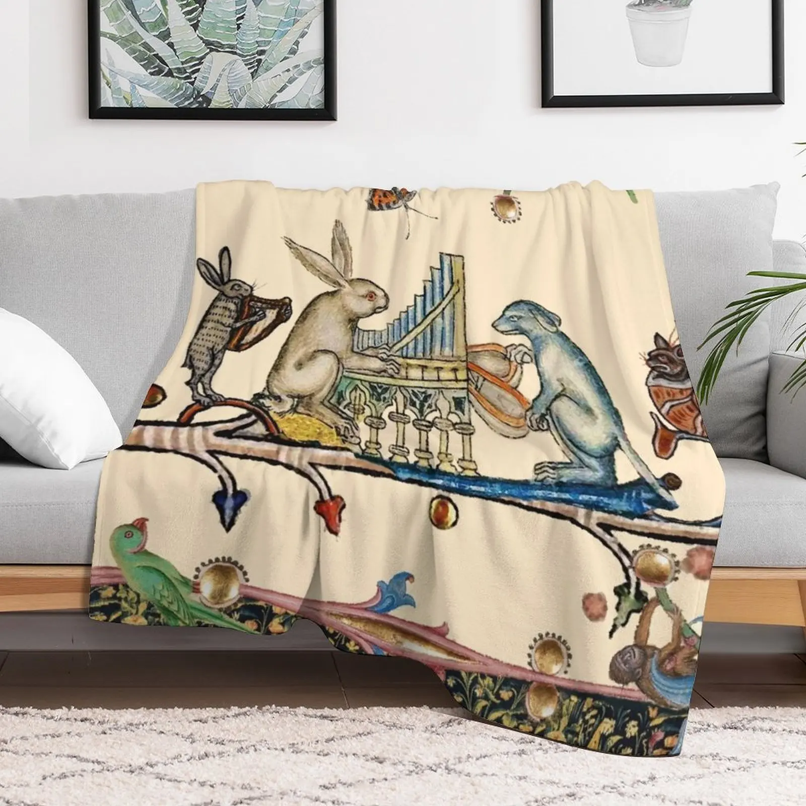 WEIRD СЕРЕДНЕВАЛЬНАЯ МАКСИВНАЯ МУЗЫКА белый кролик и собака играющий орган