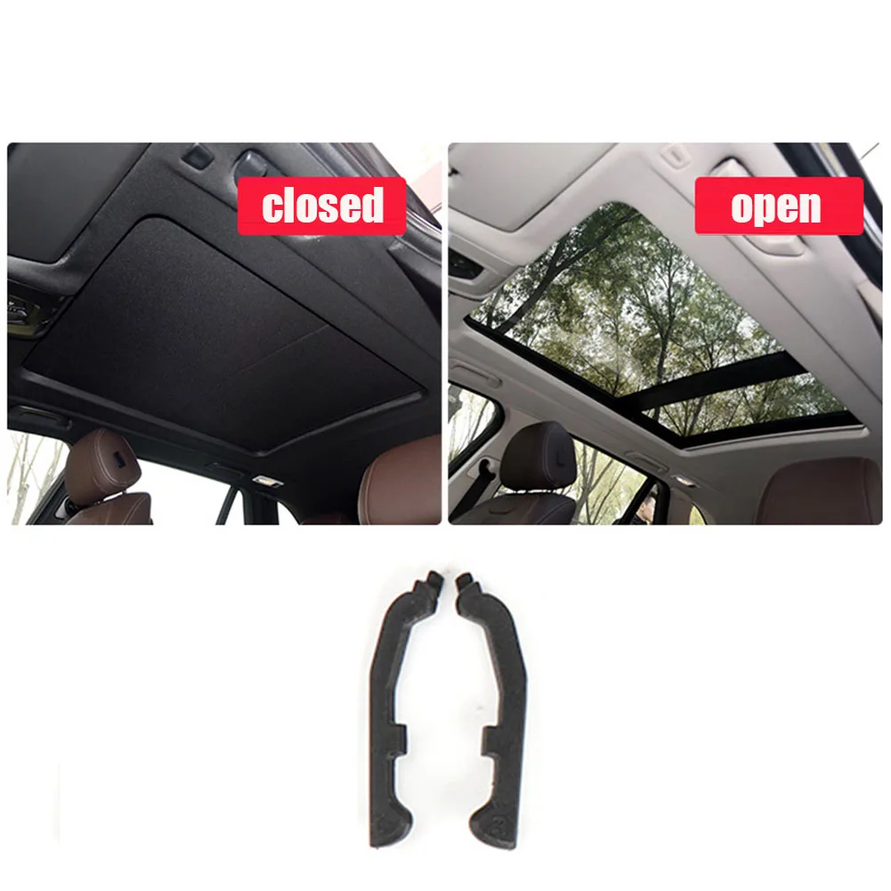 

Durable Sunshade Slider Board Sunroof Board Sunshade Upper X5 X5M 07-18 2 PCS/Set 54107198762 Direct Replacement