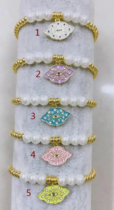 

1 шт. регулируемые золотистые медные фианиты, фианиты, бусины из эластичного жемчуга черного и белого цвета xv4d