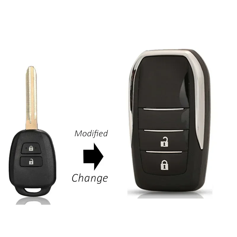 

Для Toyota Reiz Corolla Vios Camry RAV Prado YARIS 2014 2015 2/3/4 кнопки TOY43 Обновление лезвия Корпус автомобильного ключа Модифицированный корпус ключа