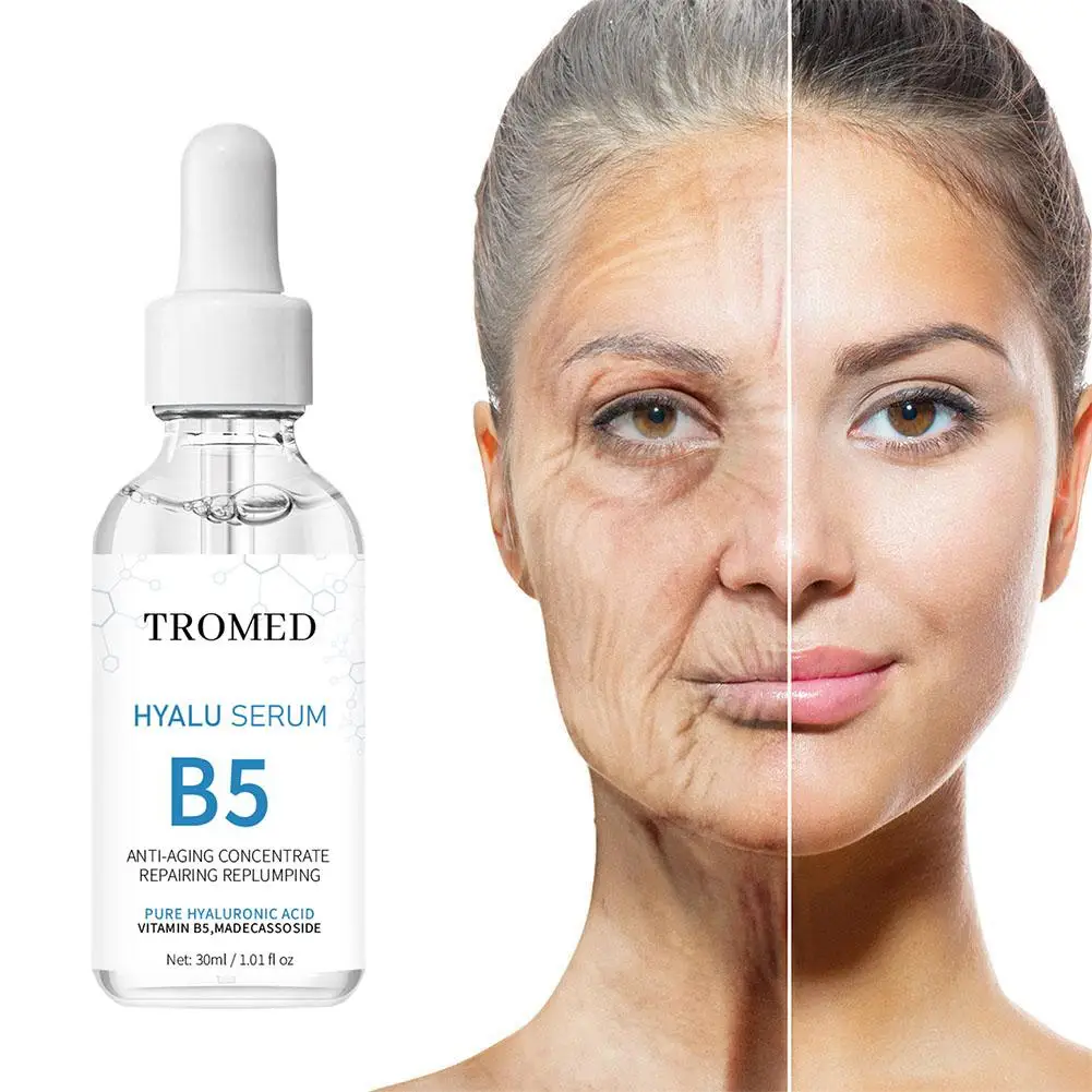 

：B5 Serum Facial Anti-aging Essence Anti Aging Lift Remover Firm Fine Lines Brighten Circle Lightening Essence Dark Skin L7F3