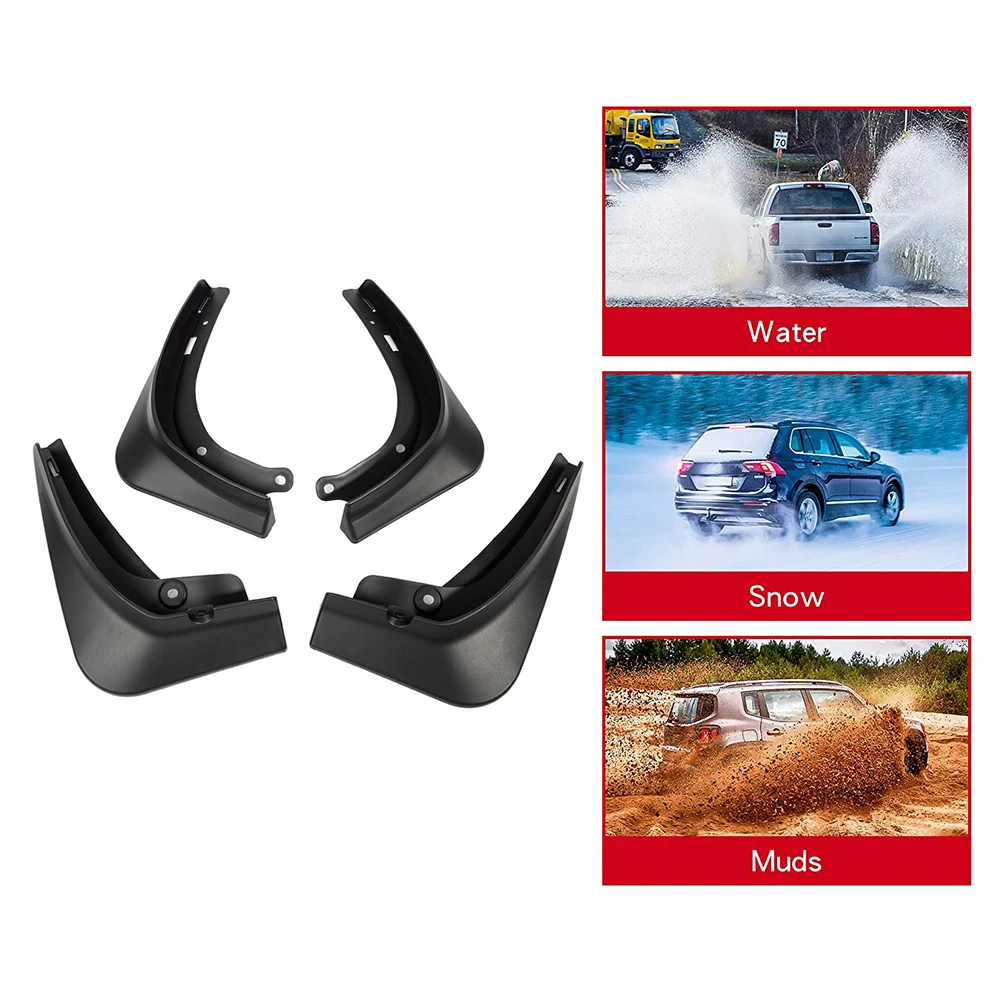 Брызговик брызговик из углеродного волокна с брызговиками АБС-пластика для Tesla