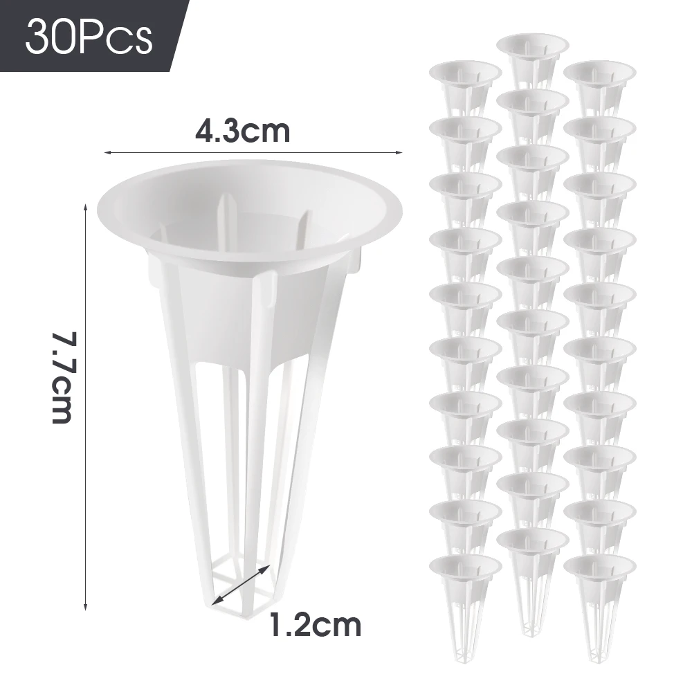 

Пластиковые посадочные корзины для гидропоники 4.3x7.9 см