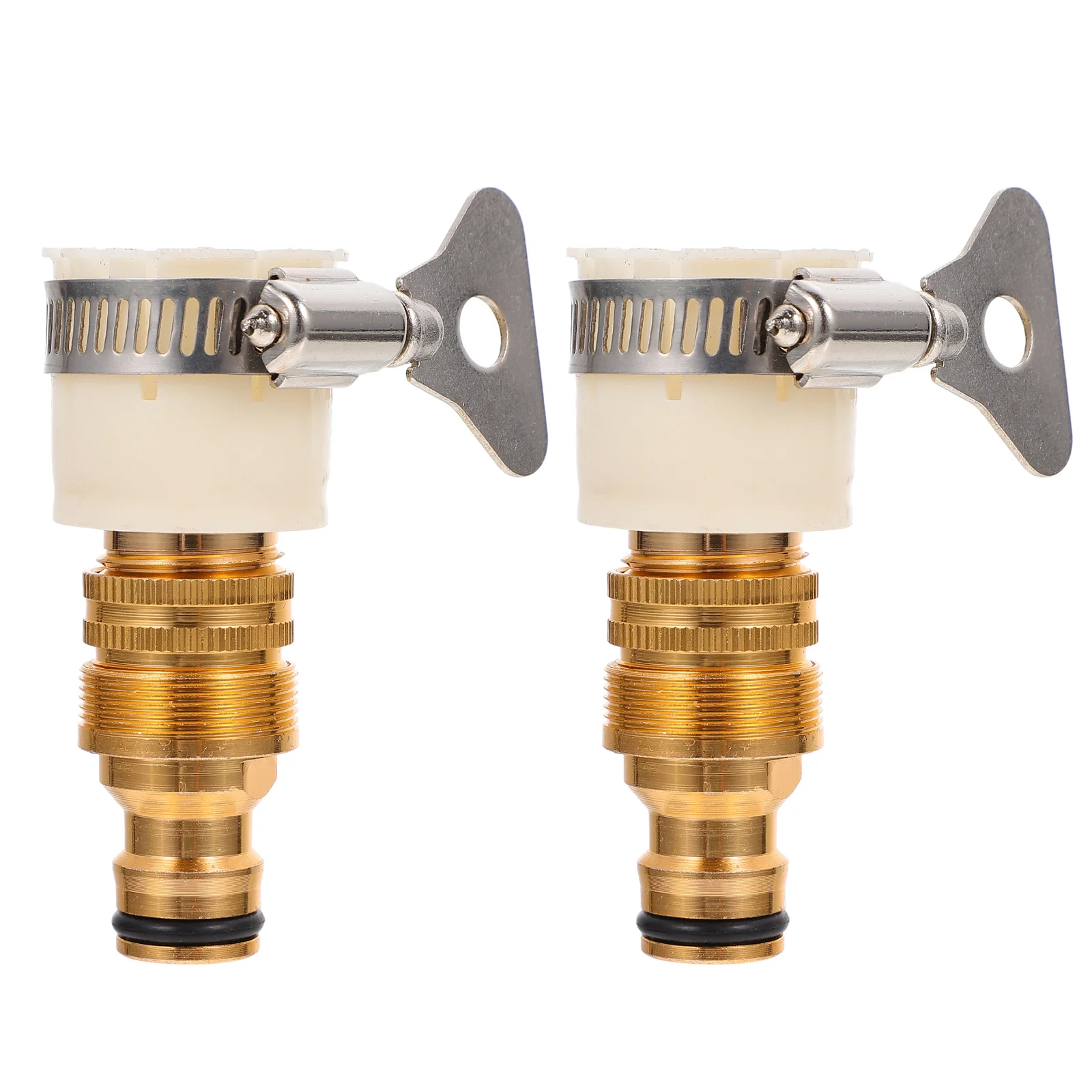 

2pcs Durable Water Adapter Hose Fitting Garden Irrigation Tap Connector