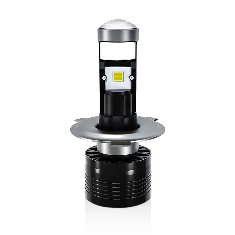 

70W Car Headlight Mini Lens H4 H6 HS1 LED Projector Bulb 6000K 16000LM Motorcycles Headlight High Low Beam, Left-Drive