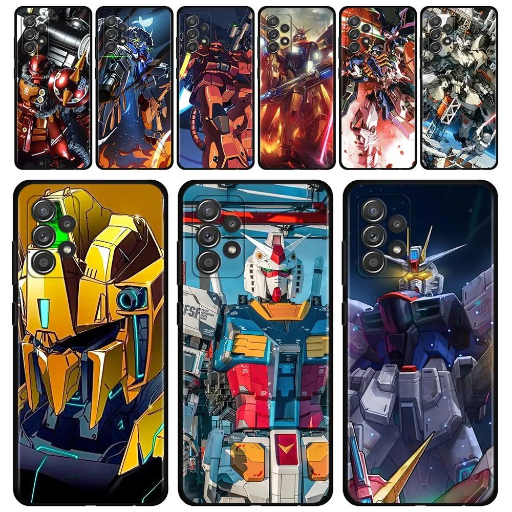 

Phone Case For Samsung Galaxy A12 A52 A51 A32 A21s A71 A02s for Samsung A22 A72 A52s A31 A41 A03 A13 A02 Cover Gundam Manga