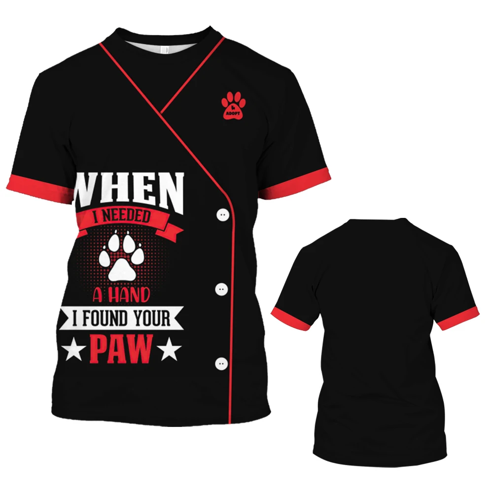 

Футболка женская для косметолога, модный топ с коротким рукавом, Униформа, уличная одежда в стиле Харадзюку, Повседневный пуловер для девушек