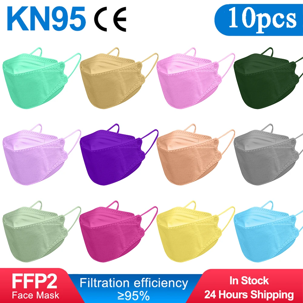 10 шт. многоразовые маски FFP2 для защиты от пыли |