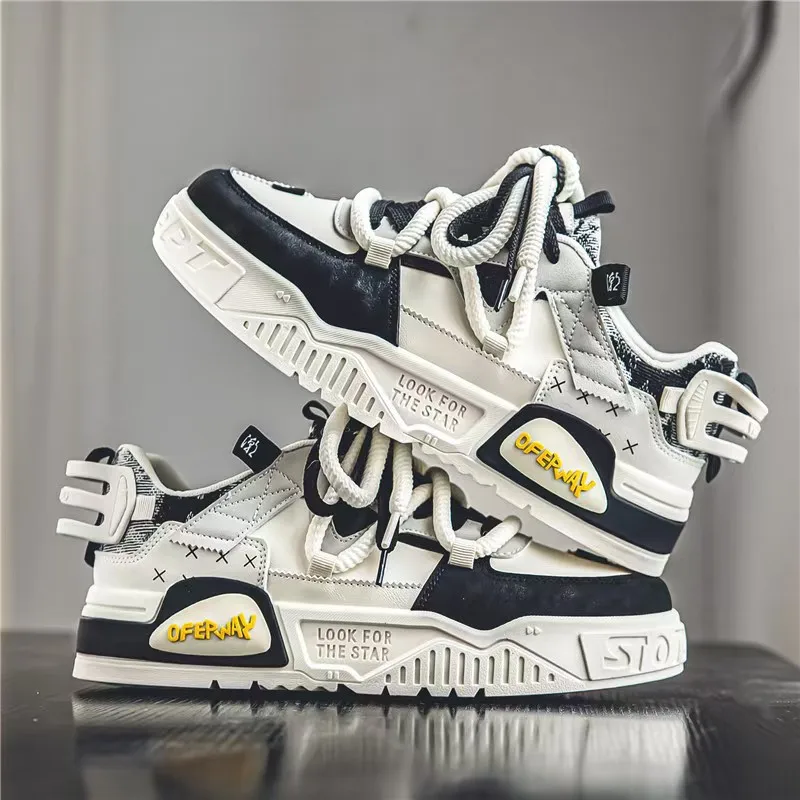 Обувь для мужчин Теннис Хлеб Хип-хоп Панк скейтборда Модные мужские кроссовки