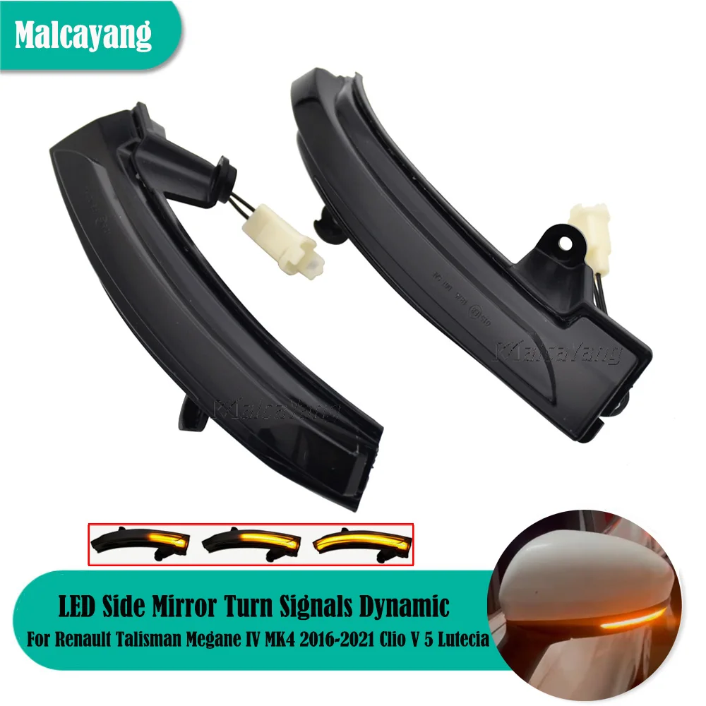 

Car Styling For Renault Talisman Megane IV MK4 2016-2021 Clio V 5 Lutecia Indicator Light Side Mirror Sequential Turn Signal