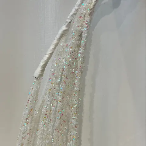 Рождественские веточки Wohltao  белые 94 см