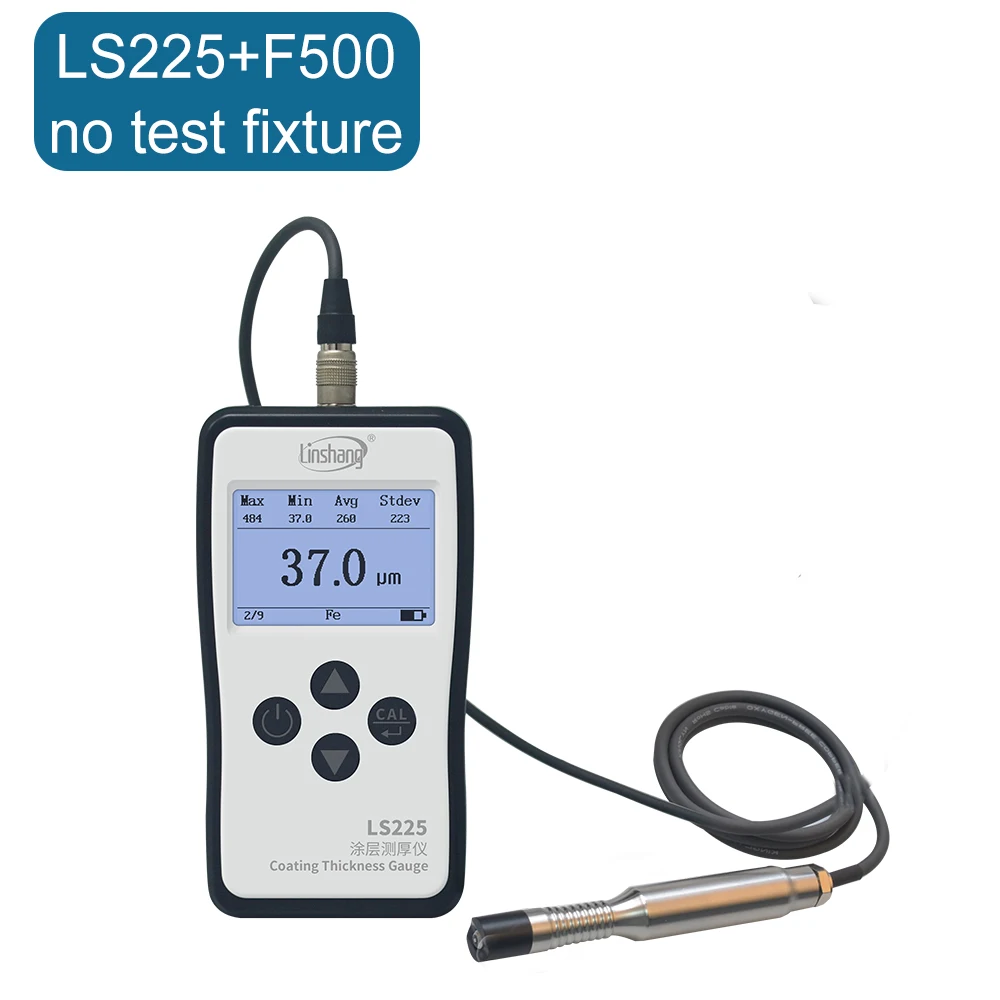 

LS225+F500 Plating Thickness Tester Paint Gauge for Screws Bolts Coating Thickness of Electroplated Plating Clad Layer