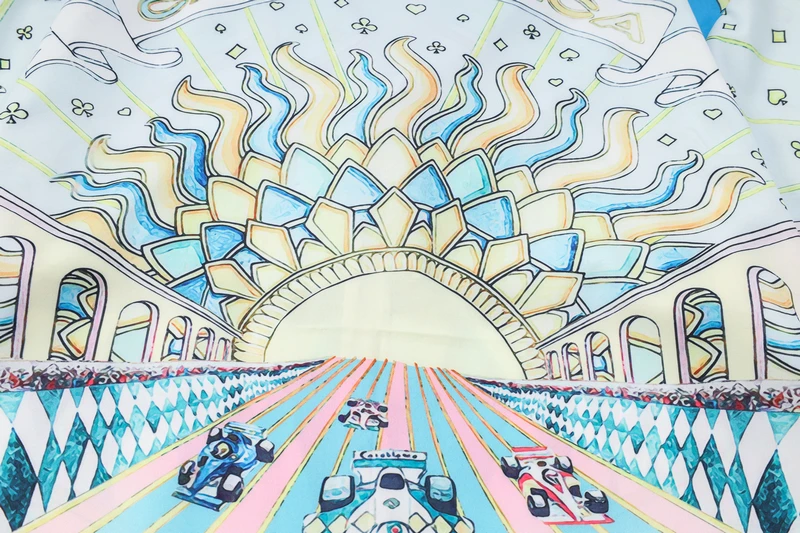 Thin Fabric Vintage Court Racing Cuba Casablanca Shorts Shirt Set Men Women Hawaii Beach Holiday Seaside Suit