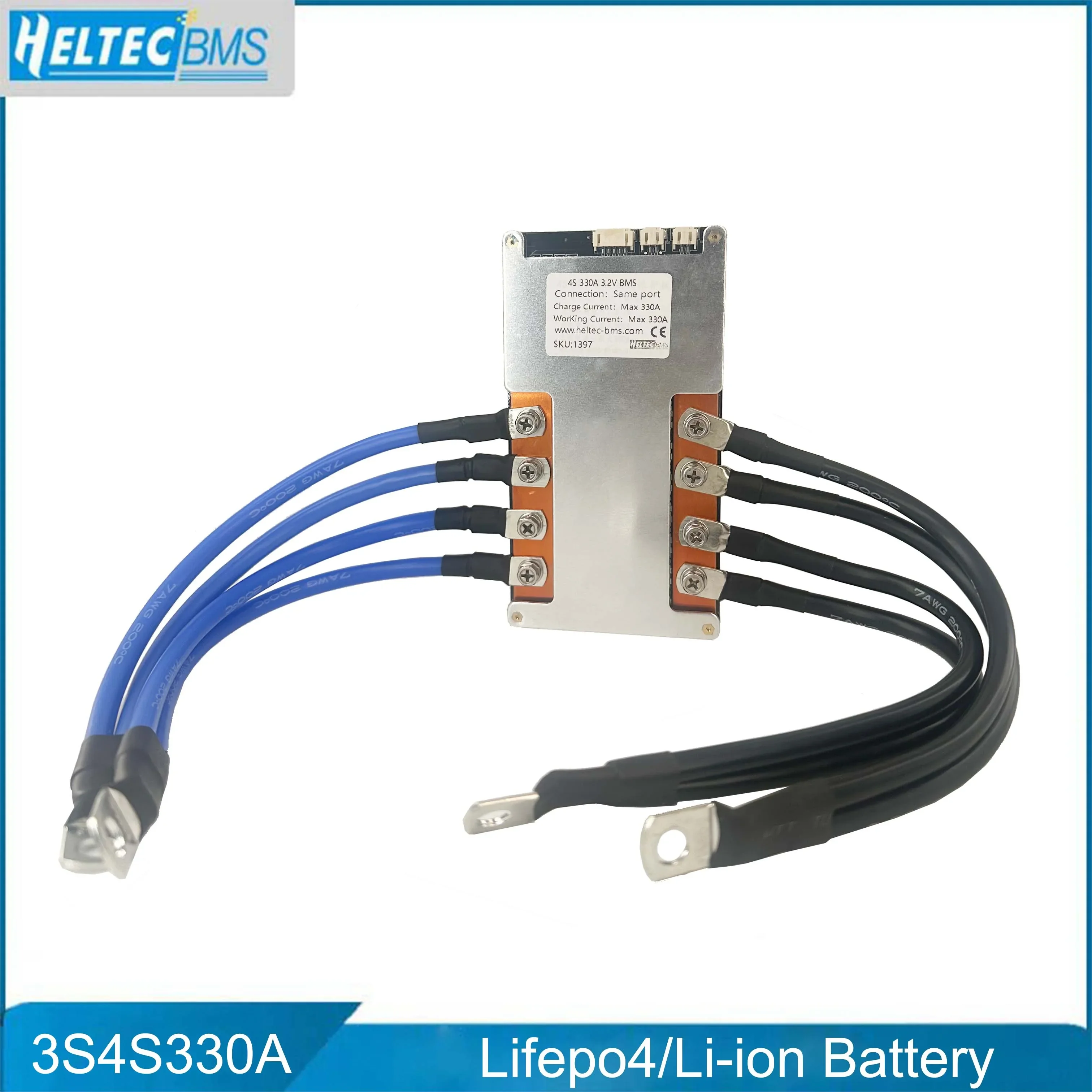 Литий-ионный аккумулятор Heltec 12 в BMS 300A 3S 4S 330A bms Lifepo4 для 12В высокомощного хранения
