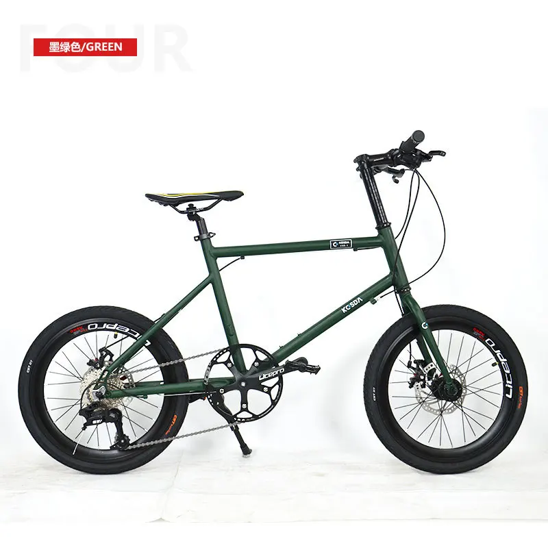 

KOSDA Mini City Bike 20 Inch Aluminum Alloy Frame 9 Speed Variable Speed Dual Disc Brake Small Wheel Road Bicycle