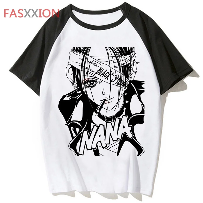 

nana anime t shirt men hop tshirt male funny top tee clothing hip streetwear harajuku for t-shirt