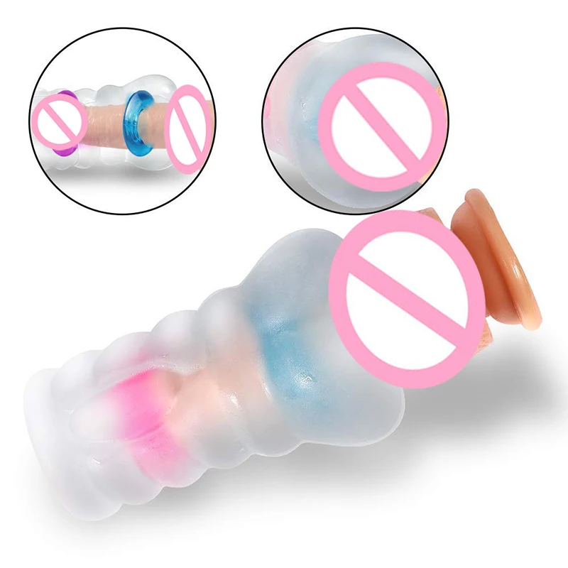 Мужская Реалистичная Вагина Luktee для мастурбации прозрачная 3d карманная