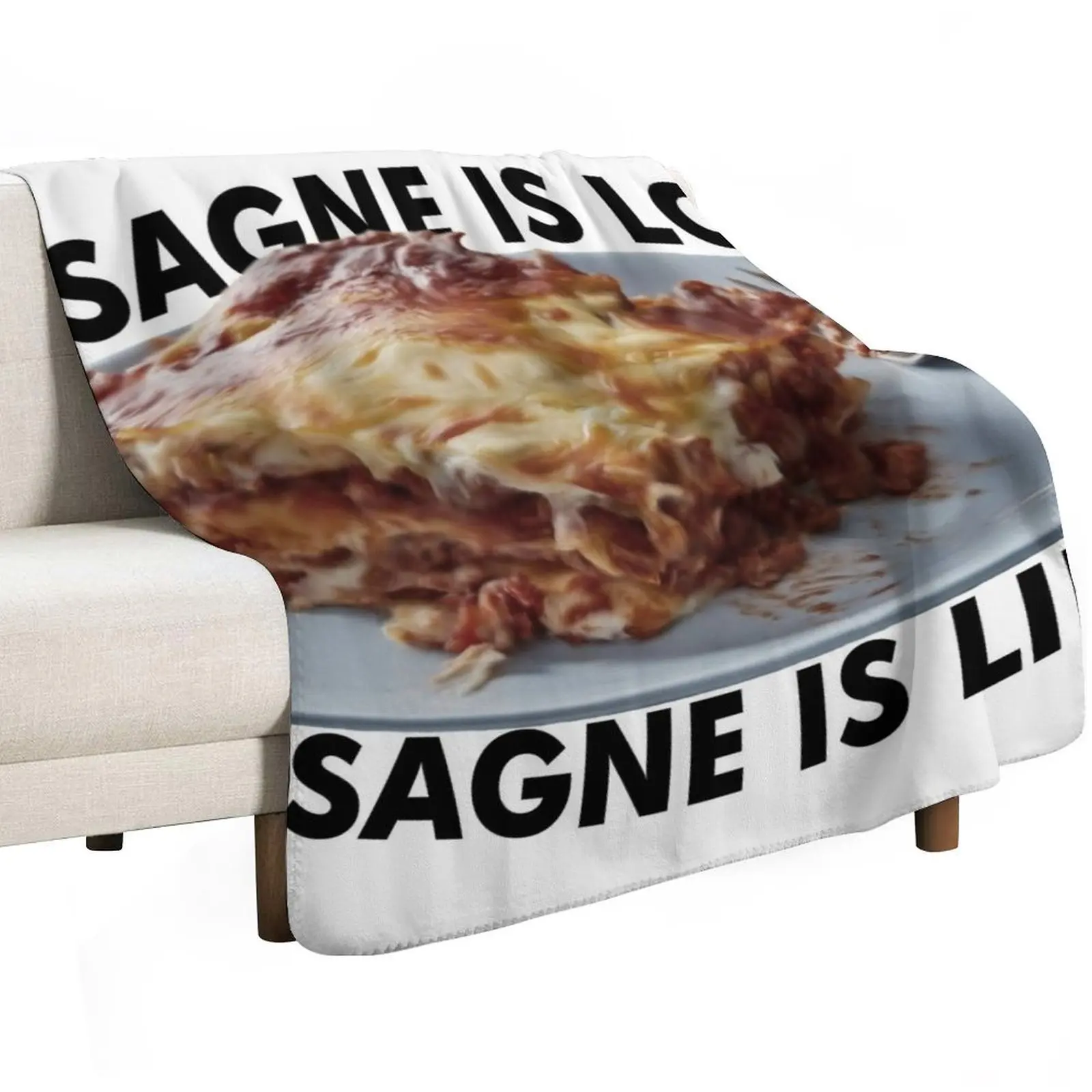 Фото Плед Lasagne Love, устойчивый к выцветанию, прочный плед №2