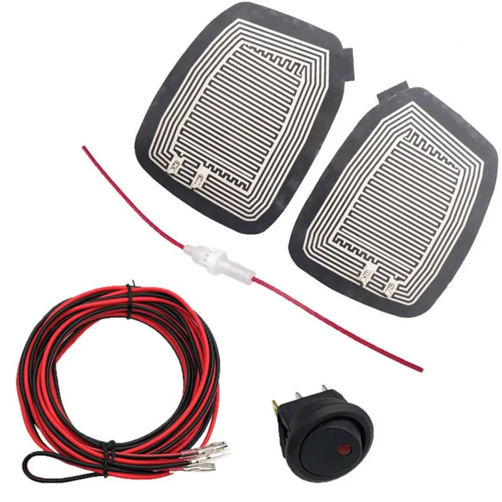 

DC 12V Car Rearview Mirror Heater Quick Warmth Universal Durable Electric Glass Heating Pad Demister