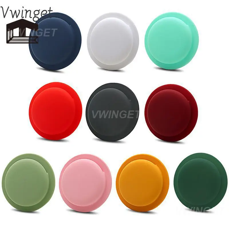 

Anti-lost Protective Sleeve Colorful Back Adhesive Mount Easy To Install High-quality Soft Cover Airtag Locator Protective