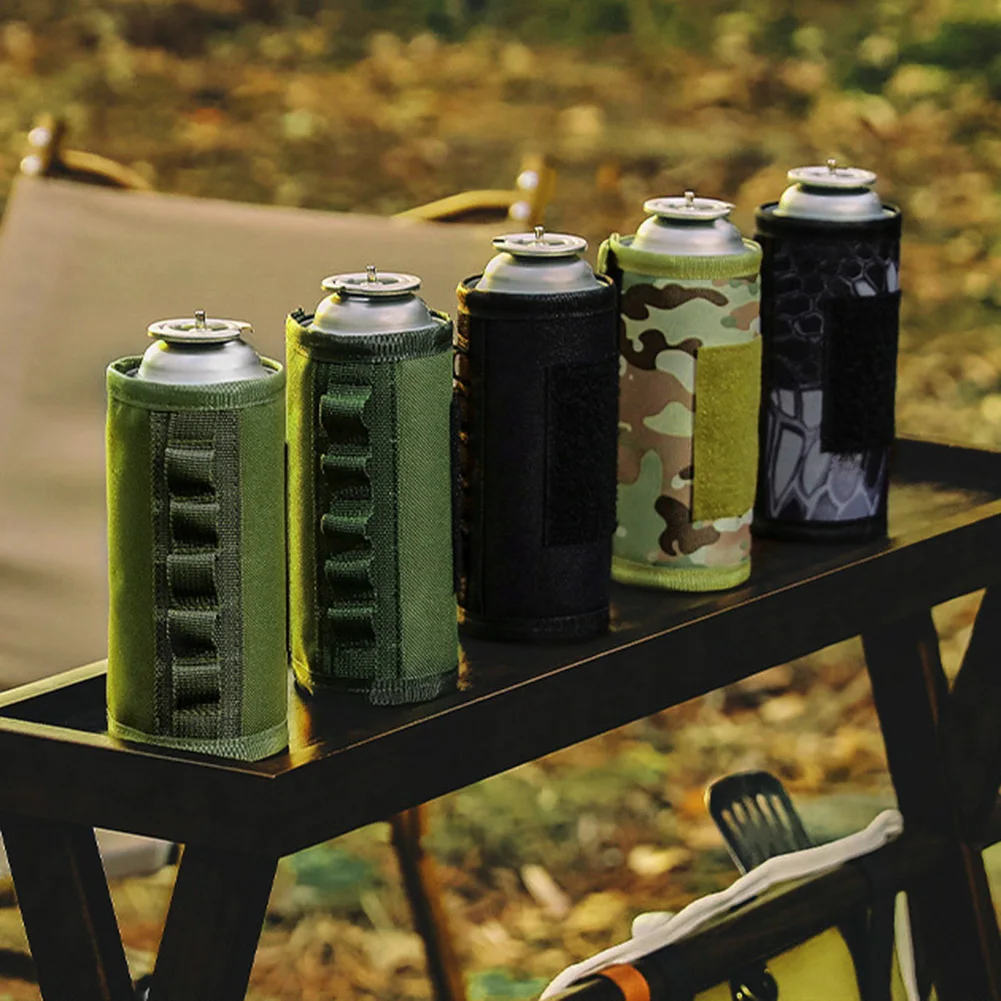 

Camping Gas Tank Protective Cover Air Bottle Fuel Canister Protective Sleeve Case Anti-Fall Gas Cylinder Tank Storage Bag Cover