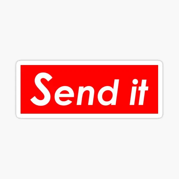 

Send It 5PCS Stickers for Funny Window Background Decor Print Bumper Anime Water Bottles Art Decorations Cute Wall Kid Luggage