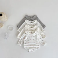 baby rompers newborn autumn long sleeve girl romper overalls cotton floral baby clothes for girl toddler jumpsuit playsuit