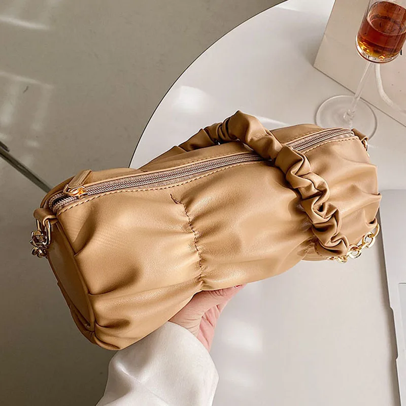 

Woman Handbags Small Quilted PU Leather Soft Crossbody Sling Bag for Women 2022 Luxury Brand Spring One Shoulder Hand bags